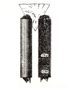 Drawing of the loading tube (Dolleczek)