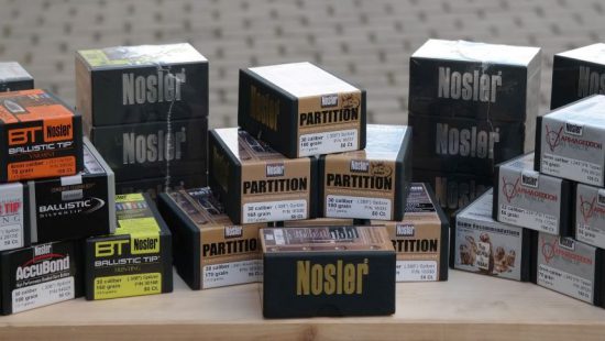 Nosler és Sierra lövedékek készletünkön!