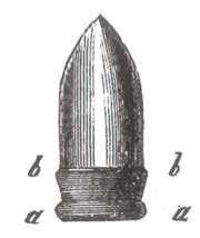 Az 1851 M lövedéke