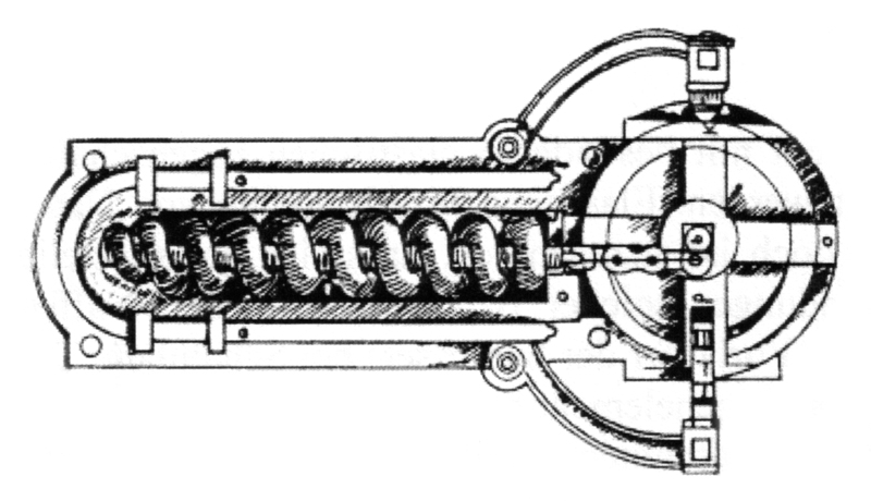 Da Vinci's wheel lock mechanism