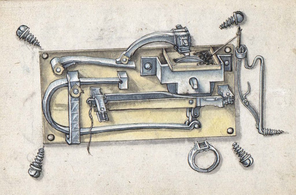 The first wheel lock in the Löffelholz Codex
