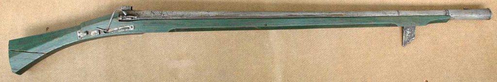 Tapló lakatos szakállas puska 1520-30. Teljes hossz: 153 cm, csőhossz: 117 cm, űrméret: 19 cm, tömeg: 8 kg. Forrás: http://www.vikingsword.com