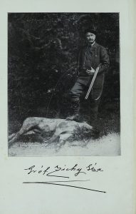 Gróf Zichy Géza vadászzsákmányával (ma már elítélendő az elejtett vadon tapodni) 